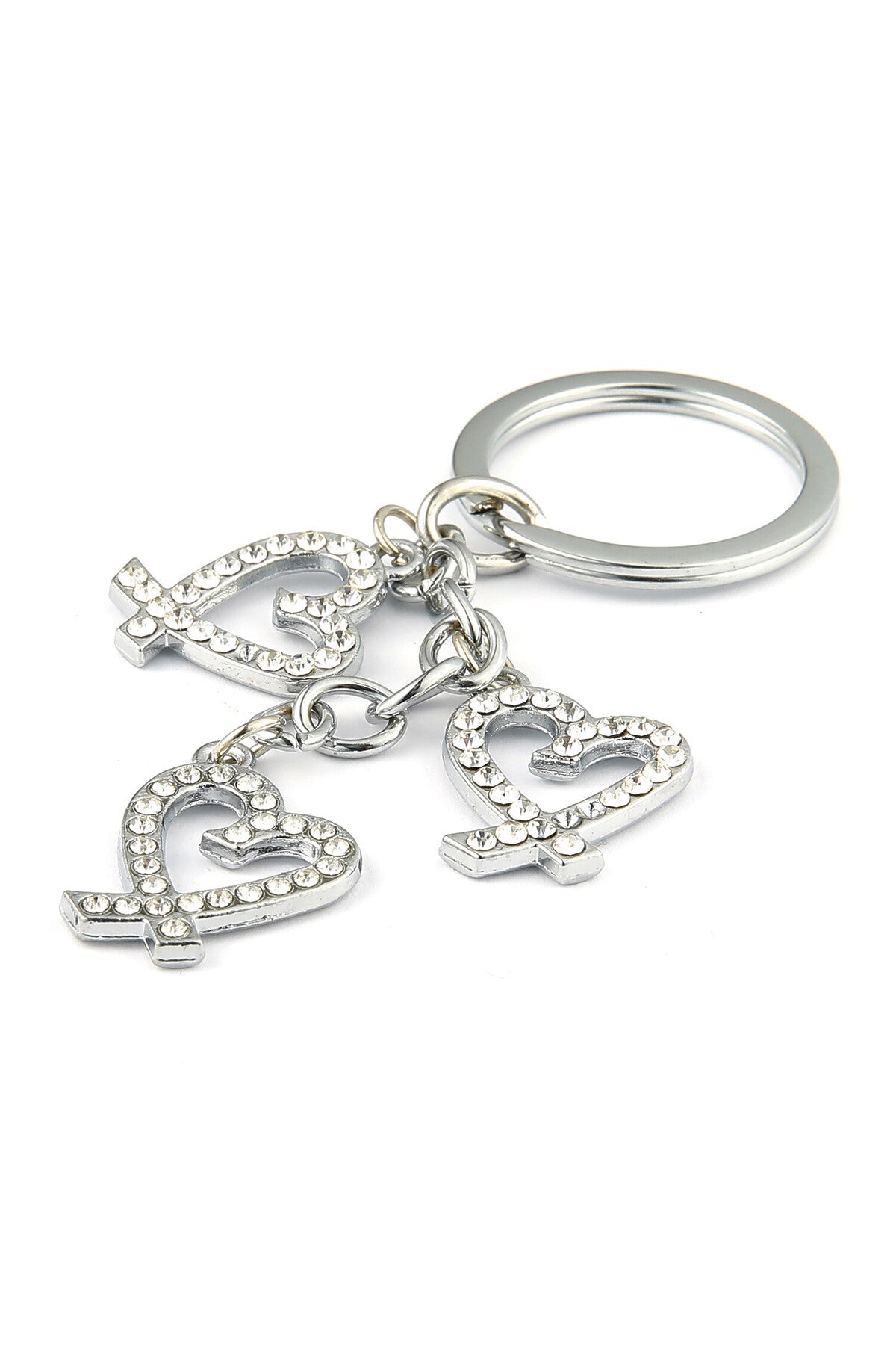 Taşlı Kalp Tasarımlı Anahtarlık ''NewLifePromosyon'' MDL304