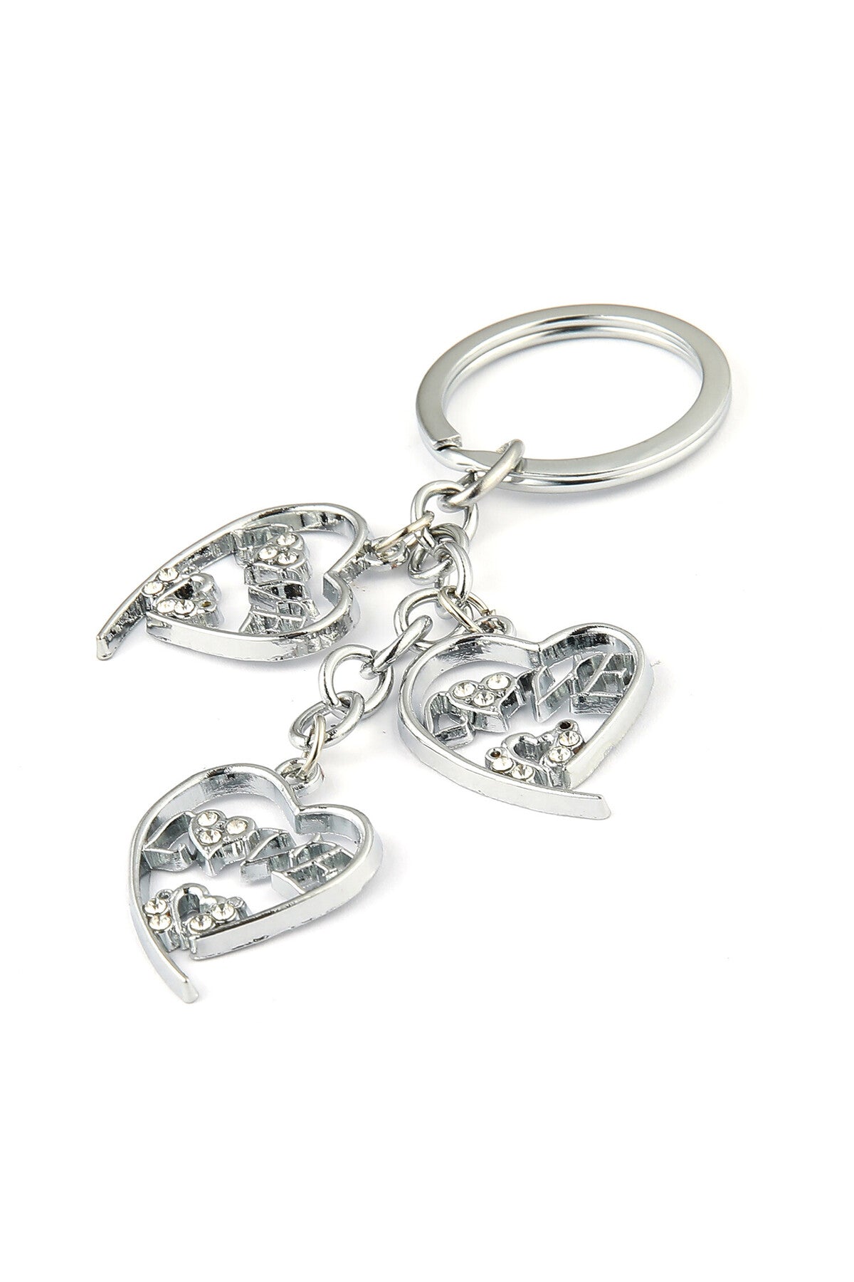 Taşlı Kalp Tasarımlı Anahtarlık ''NewLifePromosyon'' MDL324