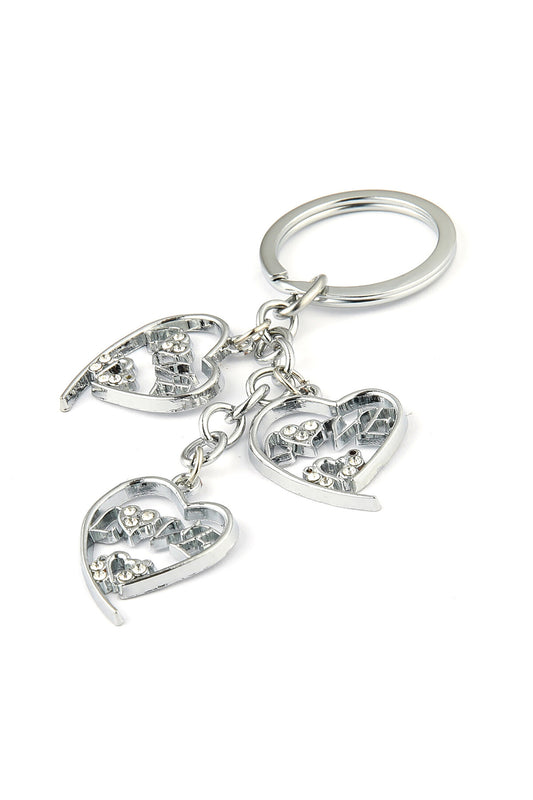 Taşlı Kalp Tasarımlı Anahtarlık ''NewLifePromosyon'' MDL324