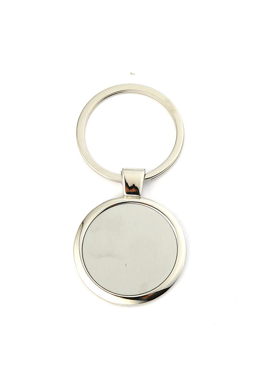 Metalik Logosuz Daire Şeklinde Anahtarlık ''NewLifePromosyon'' MDL387