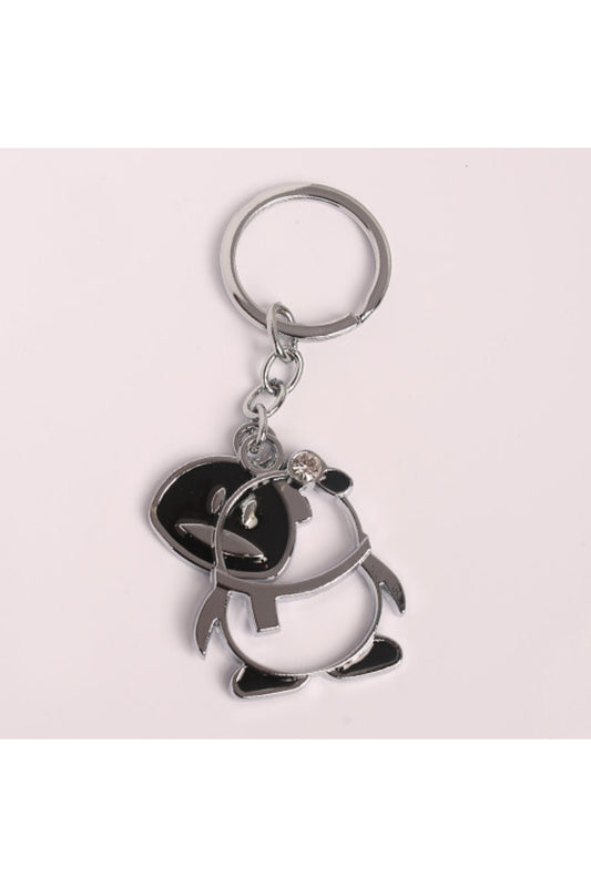 Penguen Tasarımlı Metal Anahtarlık