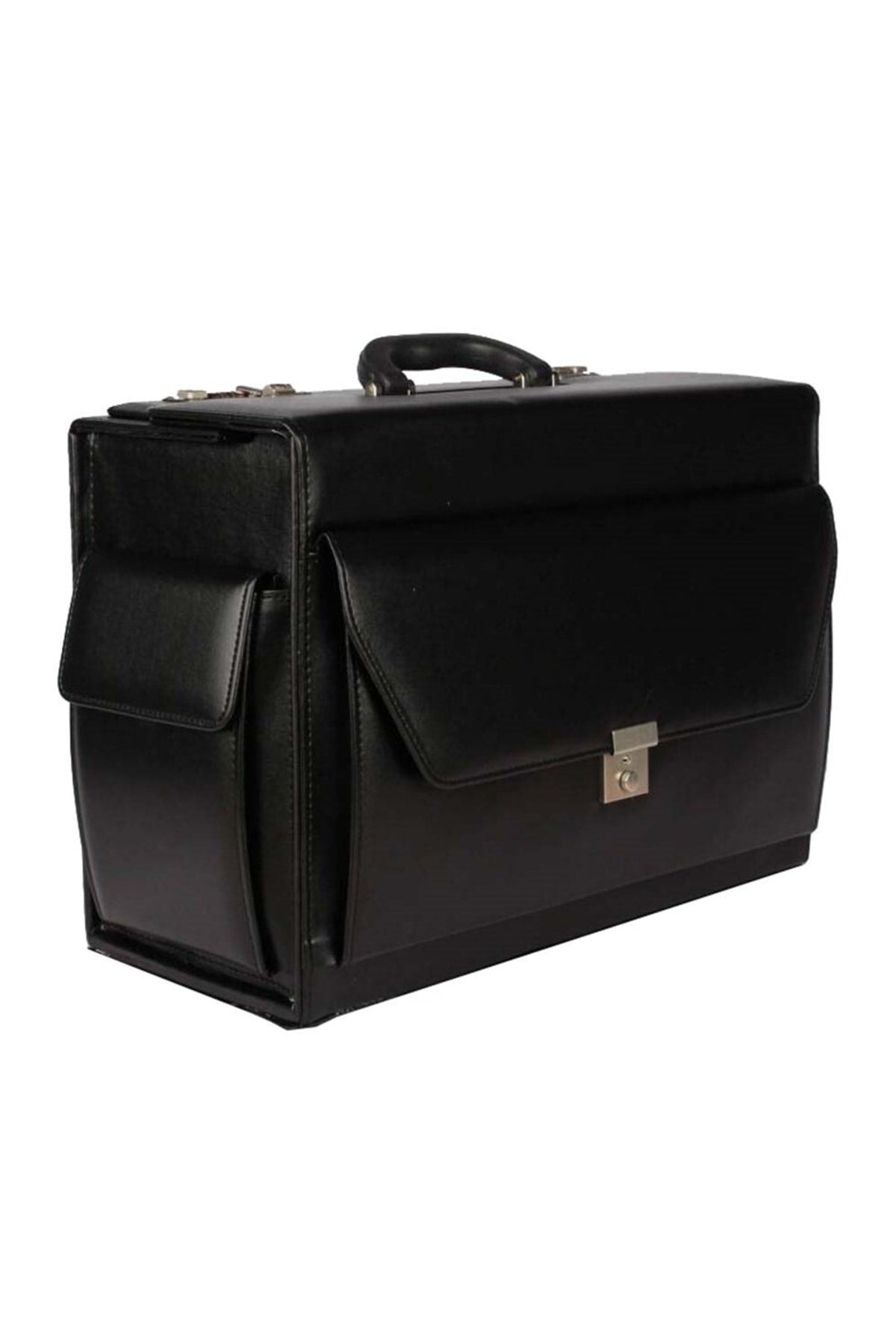 Lüx Çanta-şifreli Deri Pilot Kabin - Mümessil Plasyer Çanta