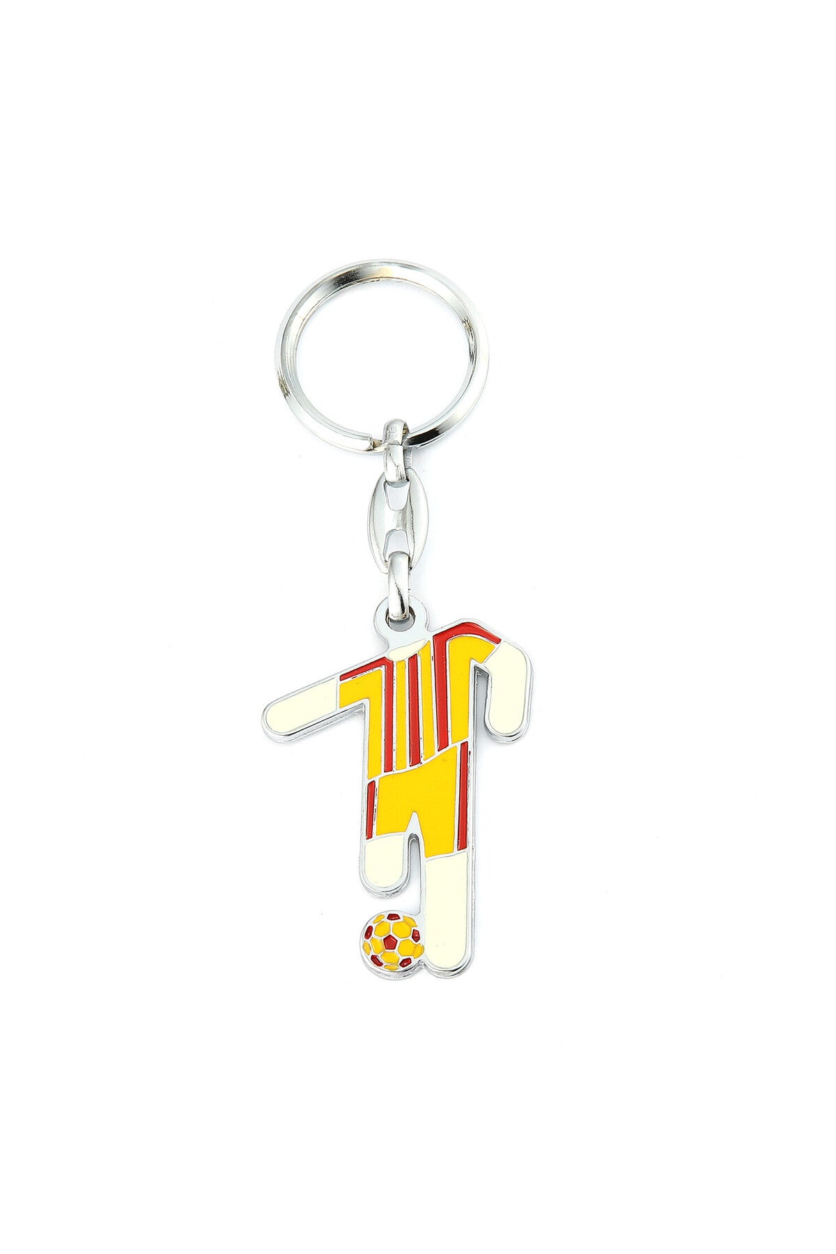 Sarı Kırmızı Futbolcu Tasarımlı Anahtarlık ''NewLifePromosyon'' MDL379
