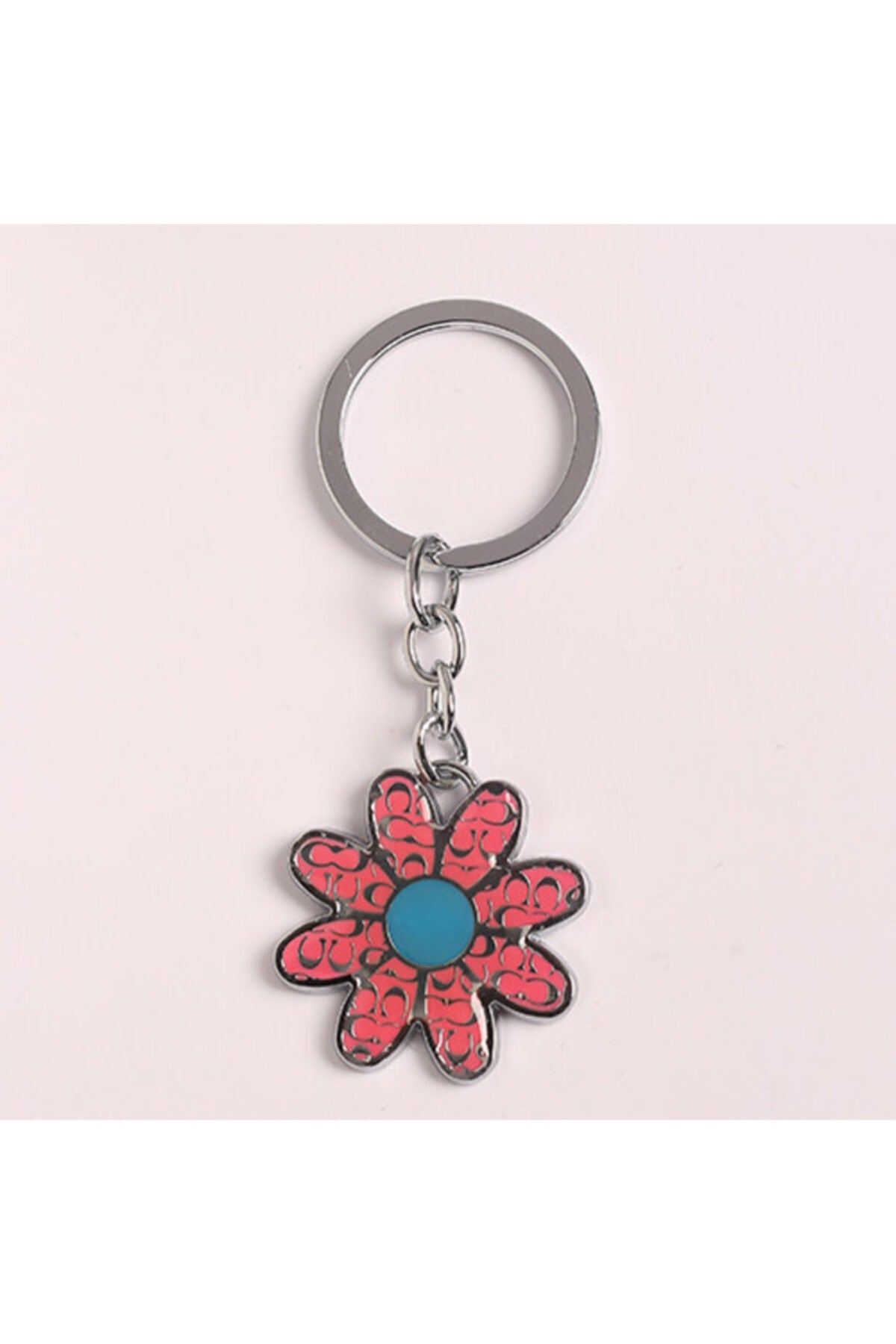 Yenihayat Çiçek Tasarımlı Metal Anahtarlık