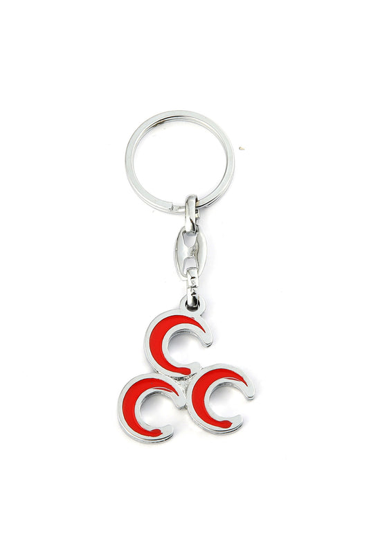 Üç Hilal Kırmızı Metal Anahtarlık ''NewLifePromosyon'' MDL384