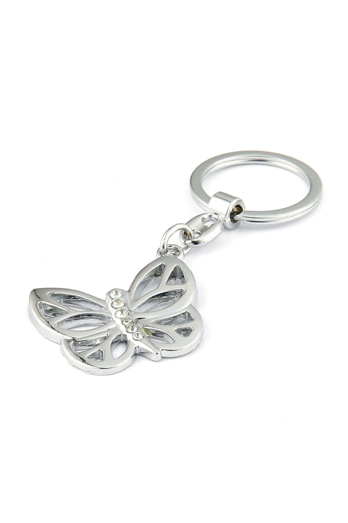 Taşlı Kelebek Tasarımlı Anahtarlık ''NewLifePromosyon'' MDL516