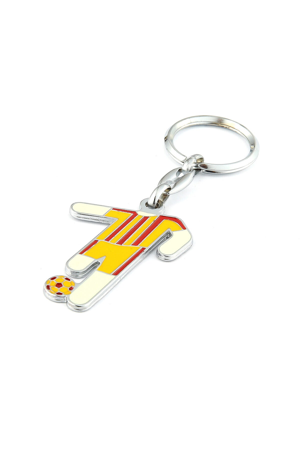 Sarı Kırmızı Futbolcu Tasarımlı Anahtarlık ''NewLifePromosyon'' MDL379