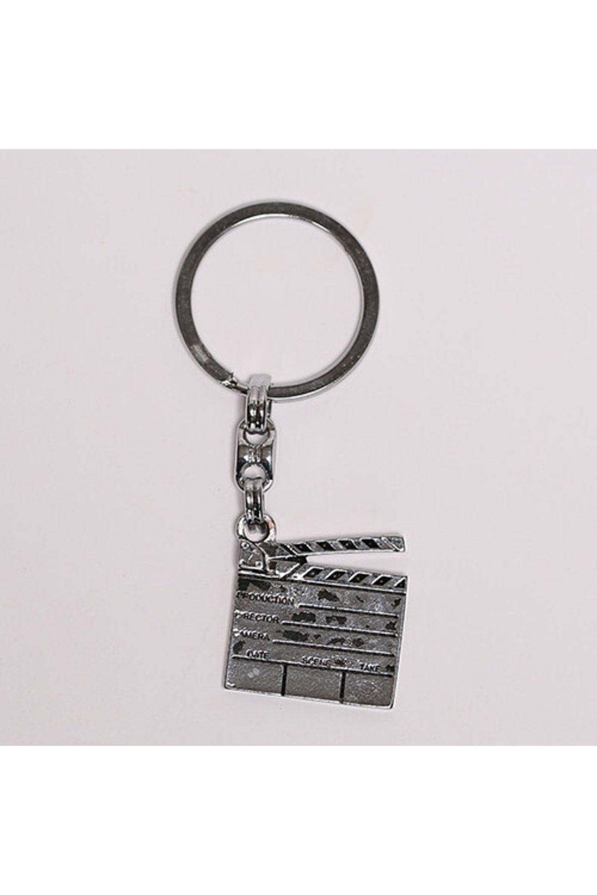 Klaket Figürlü Çelik Anahtarlık