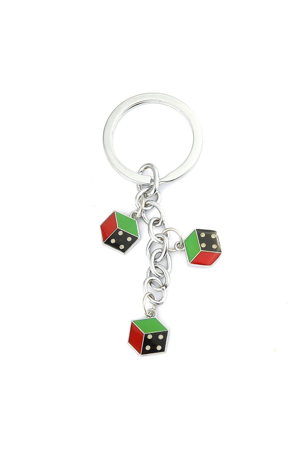 3D Renkli Zar Tasarımlı Anahtarlık ''NewLifePromosyon'' MDL556