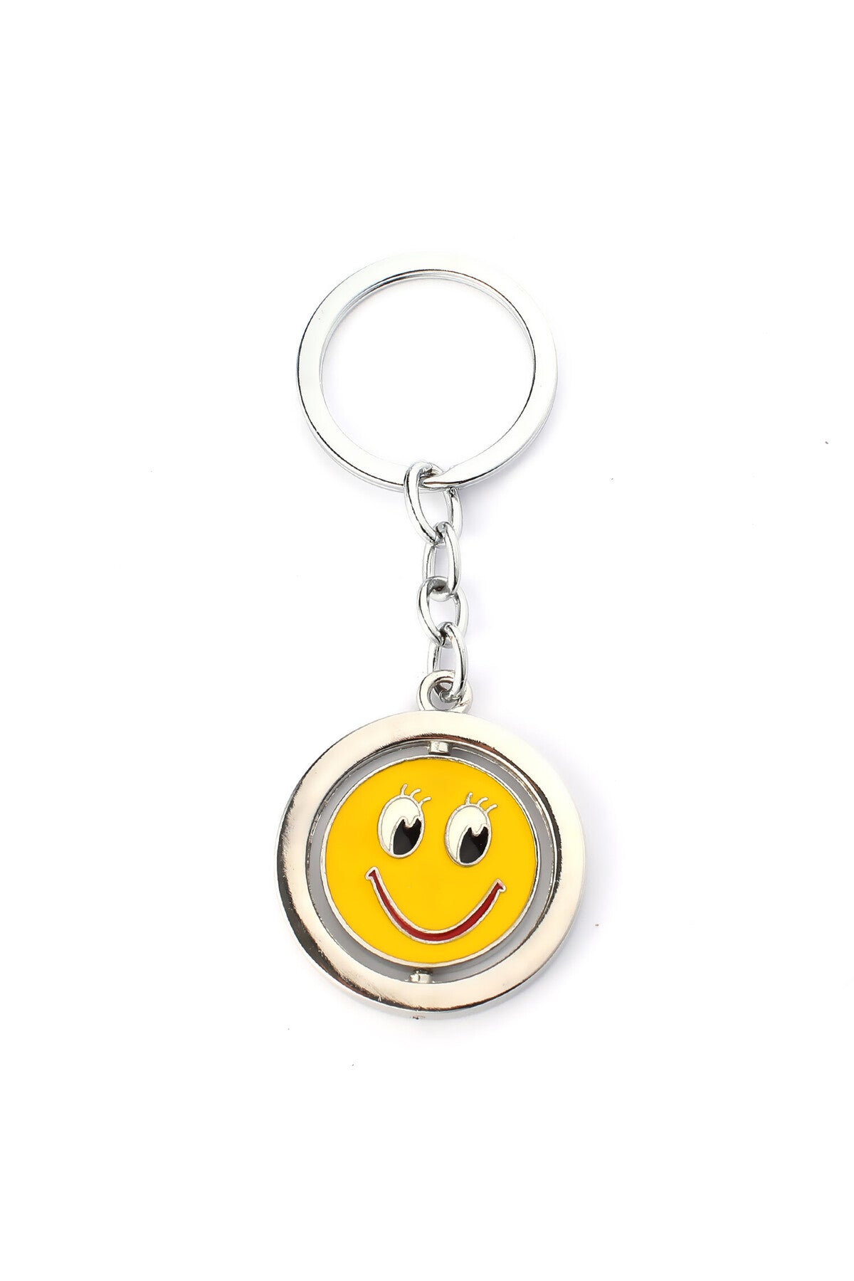 3D Gülen Yüz Tasarımlı Ve Dönerli Anahtarlık ''NewLifePromosyon'' MDL108