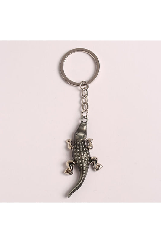 Timsah Tasarımlı Metal Anahtarlık