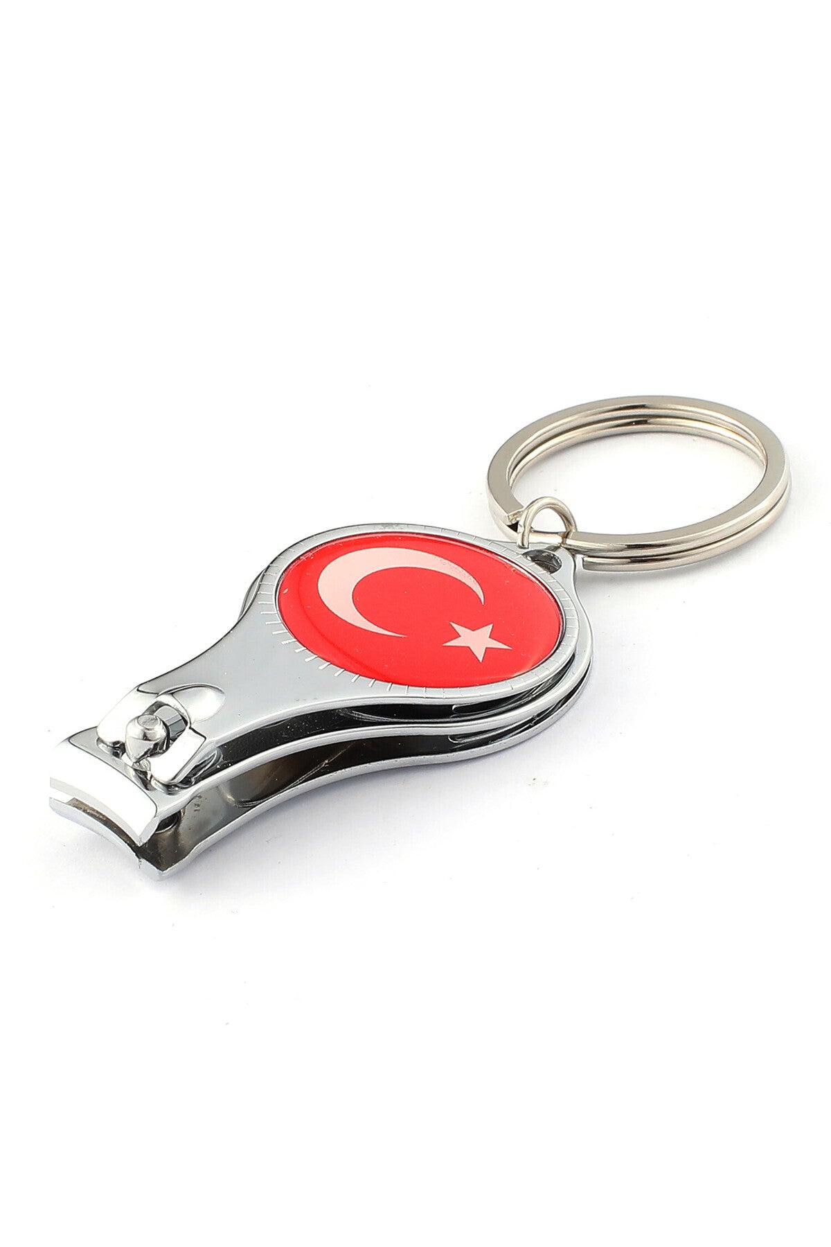 Türkiye Bayrak Logolu Yada Boş Açacak Ve Tırnak Makaslı Anahtarlık ''NewLifePromosyon'' MDL52