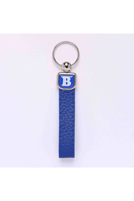 Deri Saplı Harf Anahtarlık Hafli