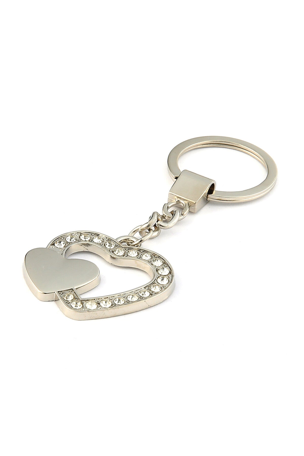 Taşlı Kalp Tasarımlı Anahtarlık ''NewLifePromosyon'' MDL411