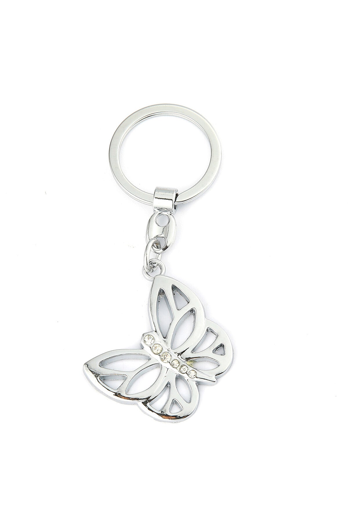 Taşlı Kelebek Tasarımlı Anahtarlık ''NewLifePromosyon'' MDL516