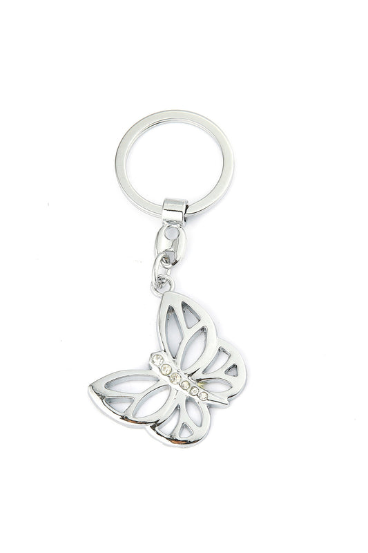 Taşlı Kelebek Tasarımlı Anahtarlık ''NewLifePromosyon'' MDL516