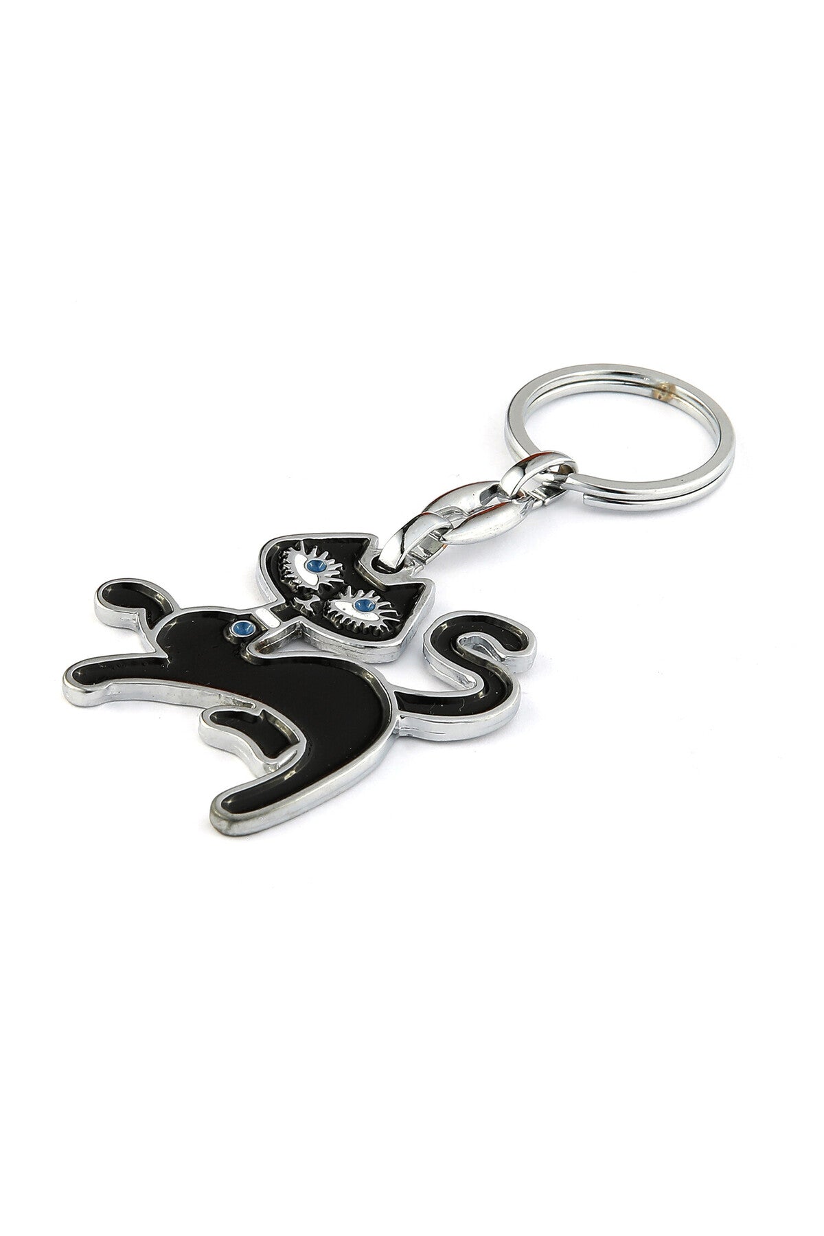 Kedi Tasarımlı Anahtarlık-Siyah ''NewLifePromosyon'' MDL279