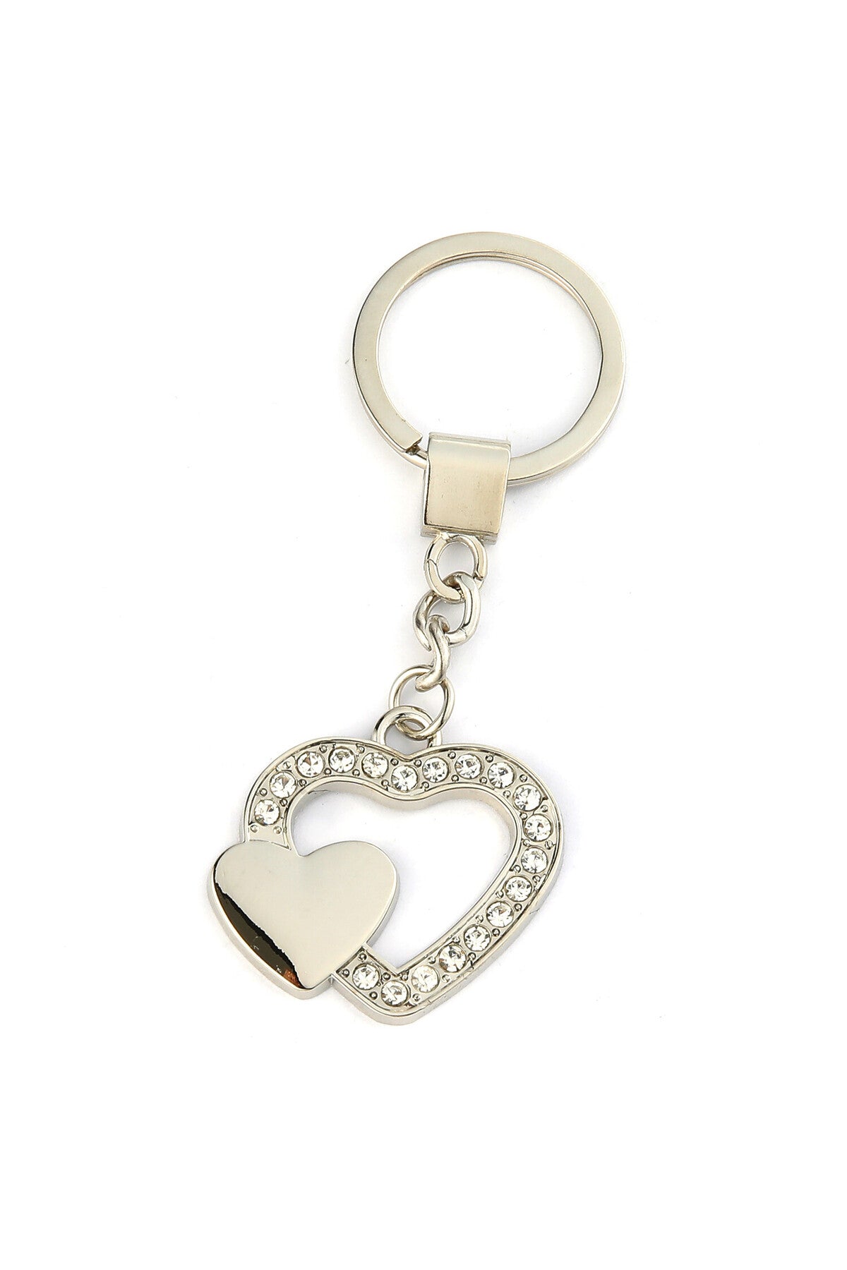 Taşlı Kalp Tasarımlı Anahtarlık ''NewLifePromosyon'' MDL411