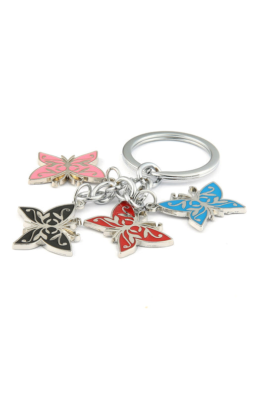 Renkli Kelebek Tasarımlı Anahtarlık ''NewLifePromosyon'' MDL554