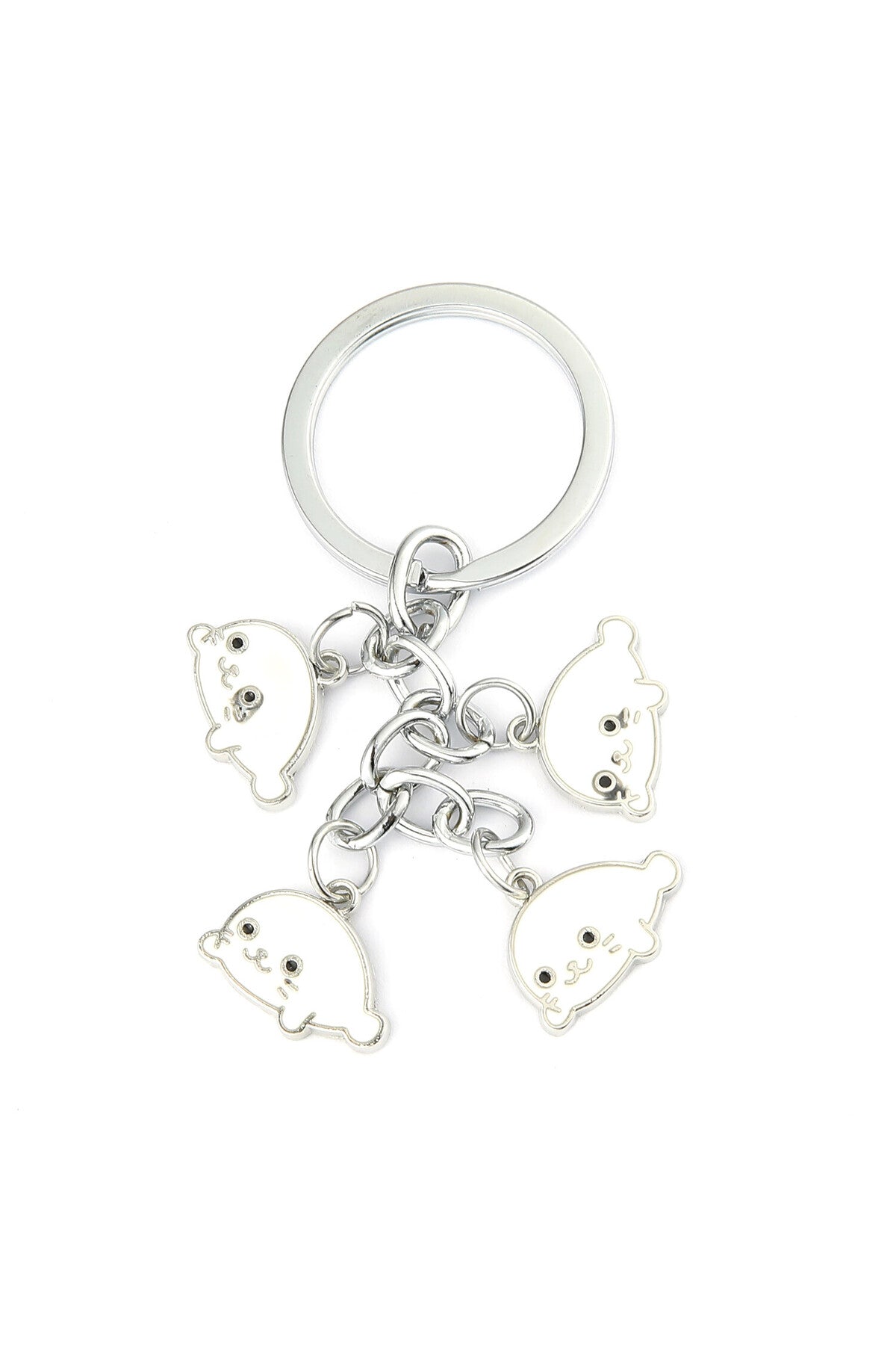 Beyaz Fok Tasarımlı Anahtarlık ''NewLifePromosyon'' MDL527