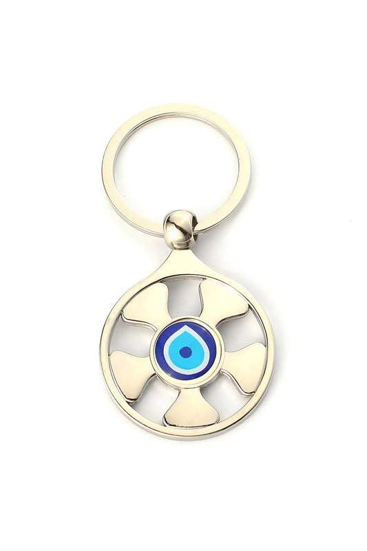 Nazar Boncuğu Damla Logolu Logosuz Anahtarlık ''NewLifePromosyon'' MDL127