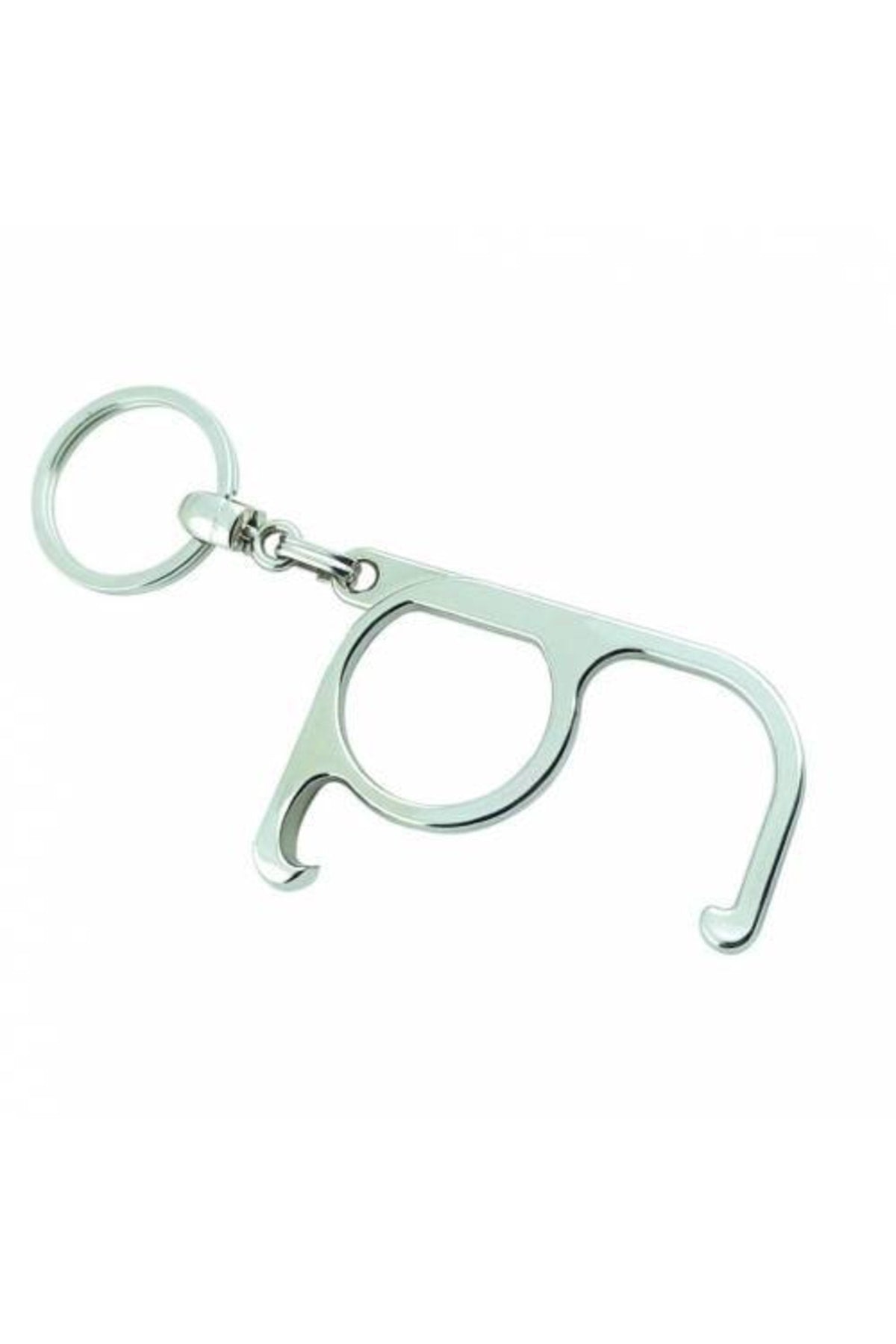 Çok Fonksiyonlu Anahtarlık Şişe Açacağı Güvenli Temas Anahtarlığı