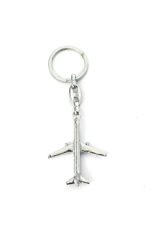 Yolcu Uçağı Figürlü Çelik Anahtarlık ''NewLifePromosyon'' MDL54
