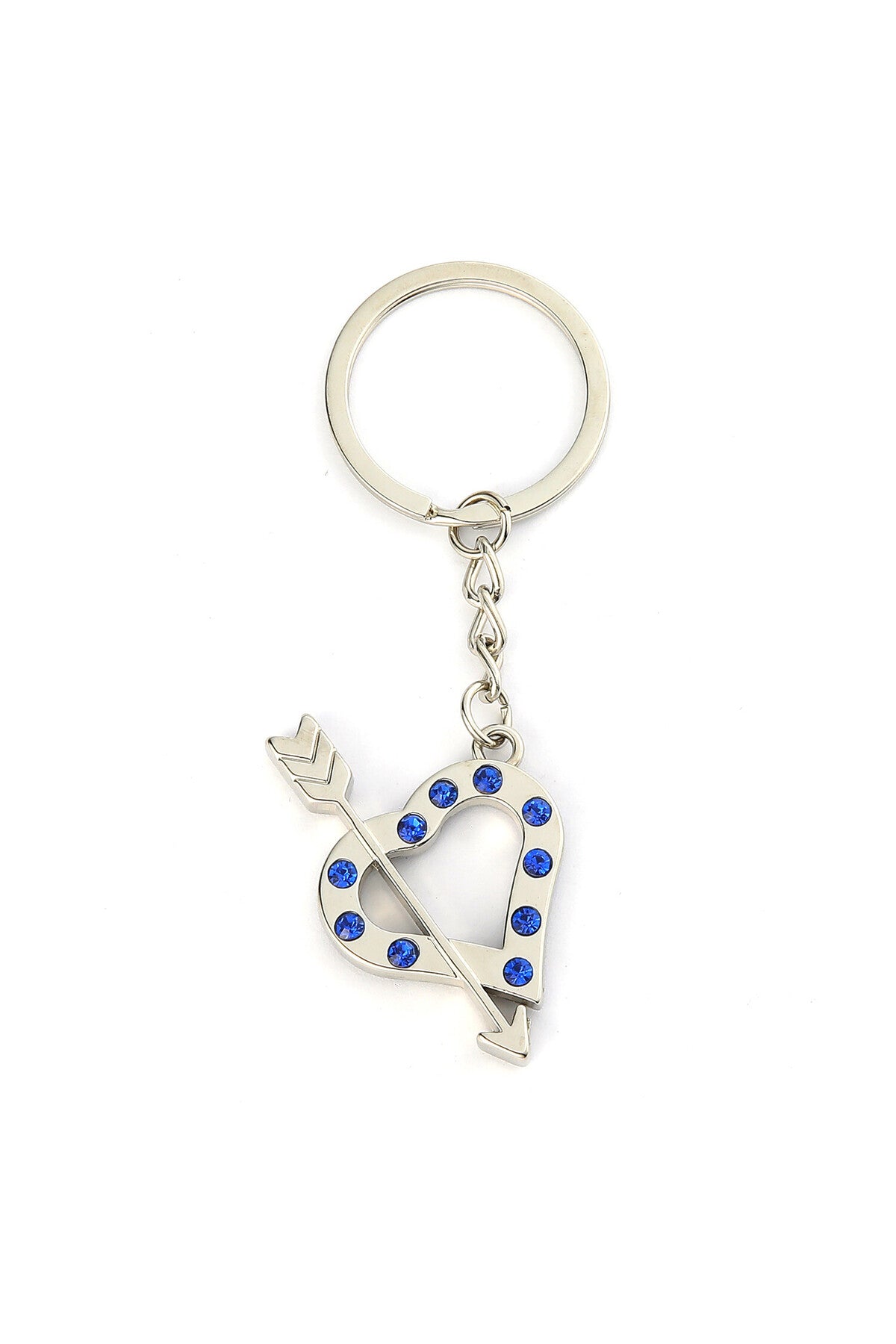 Taşlı Kalp Tasarımlı Anahtarlık ''NewLifePromosyon'' MDL412