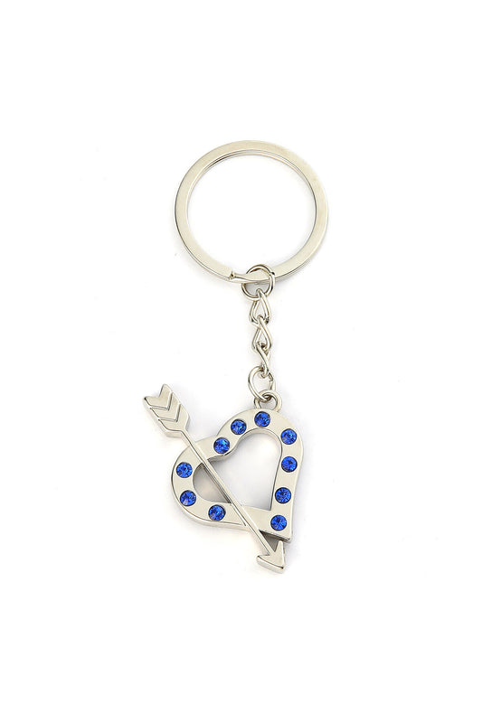 Taşlı Kalp Tasarımlı Anahtarlık ''NewLifePromosyon'' MDL412