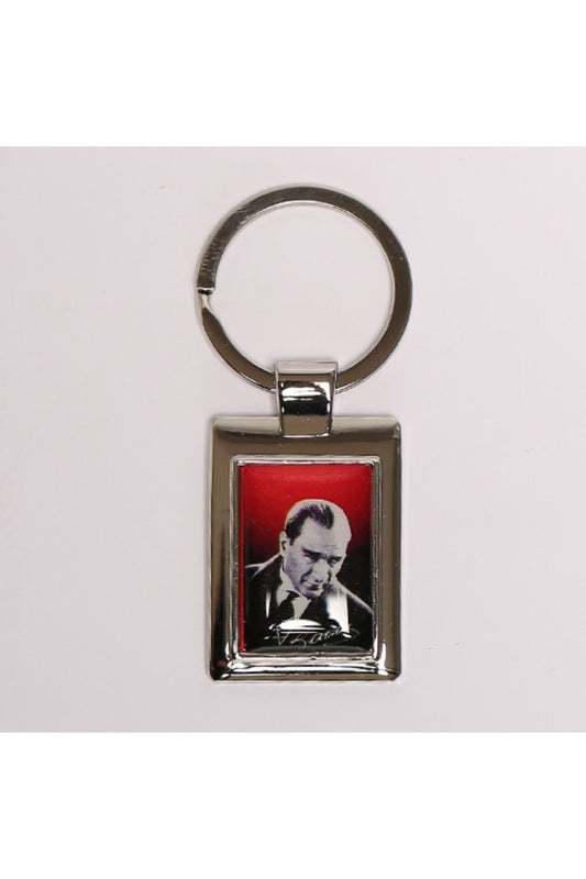 Atatürk Temalı Anahtarlık Çelik