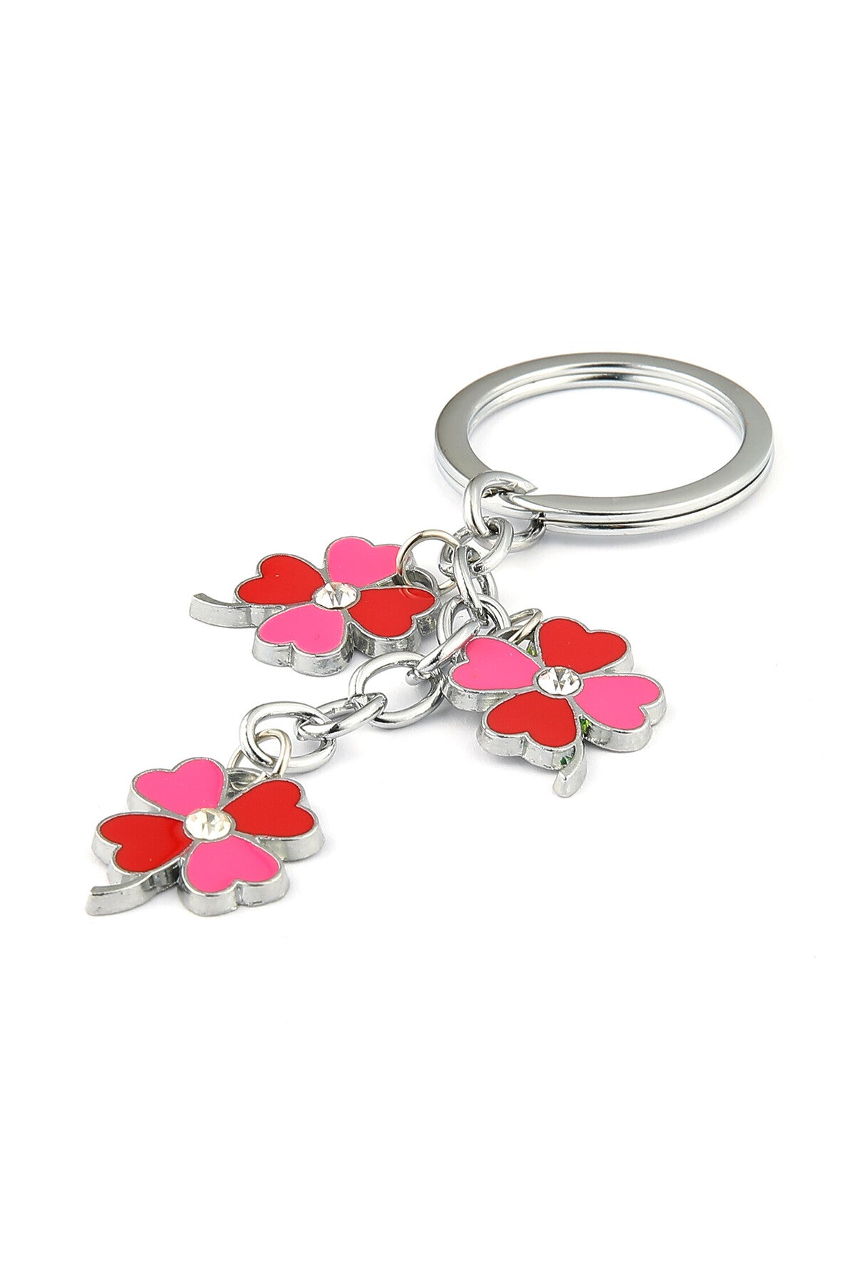 Taşlı Yonca Tasarımlı Anahtarlık ''NewLifePromosyon'' MDL315