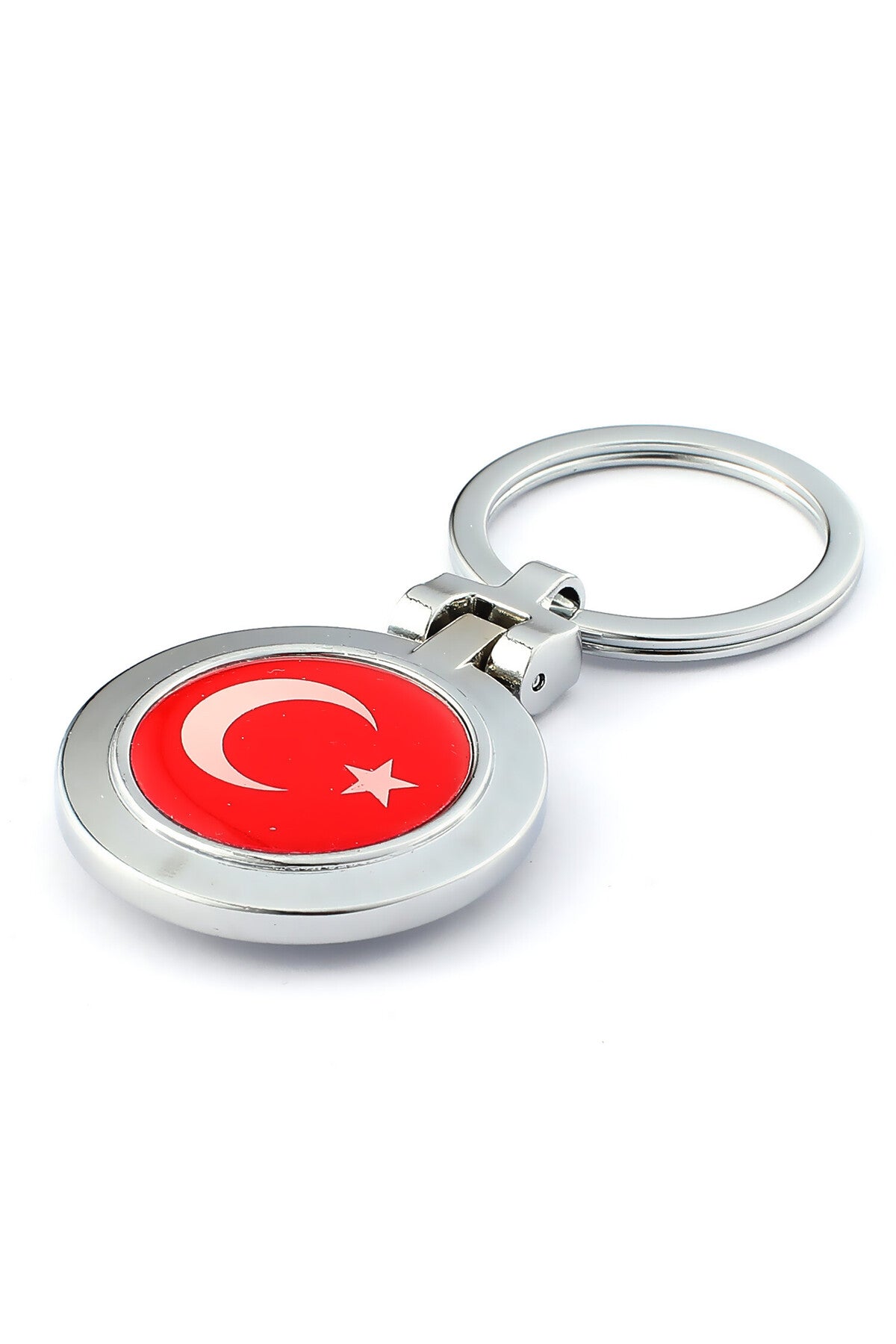 Türk Bayrağı Temalı Yada Başka Logo Konulabilir Anahtarlık ''NewLifePromosyon'' MDL51