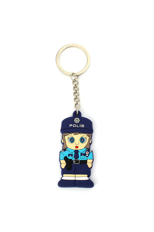 Polis Figürlü Anahtarlık Mdl81