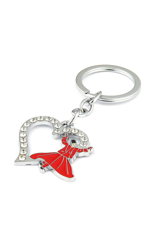 Taşlı Semazen Tasarımlı Anahtarlık ''NewLifePromosyon'' MDL333