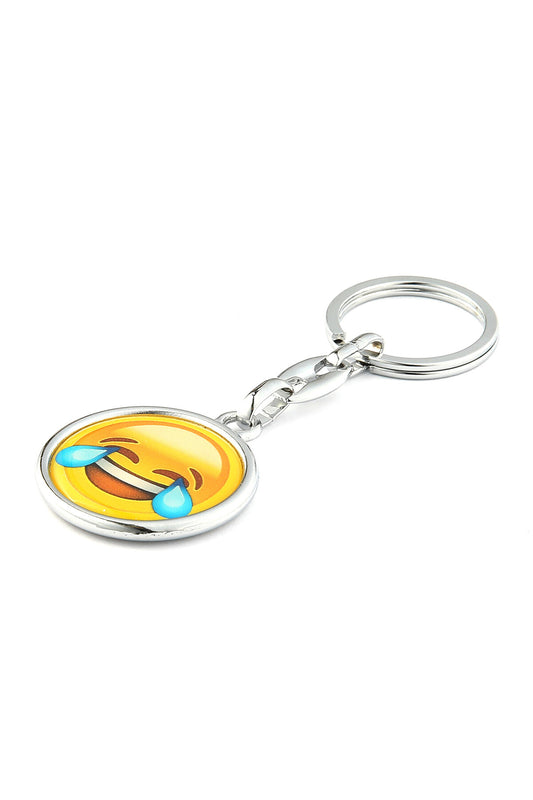 Kahkaha Temalı Logolu Emoji Anahtarlık ''NewLifePromosyon''