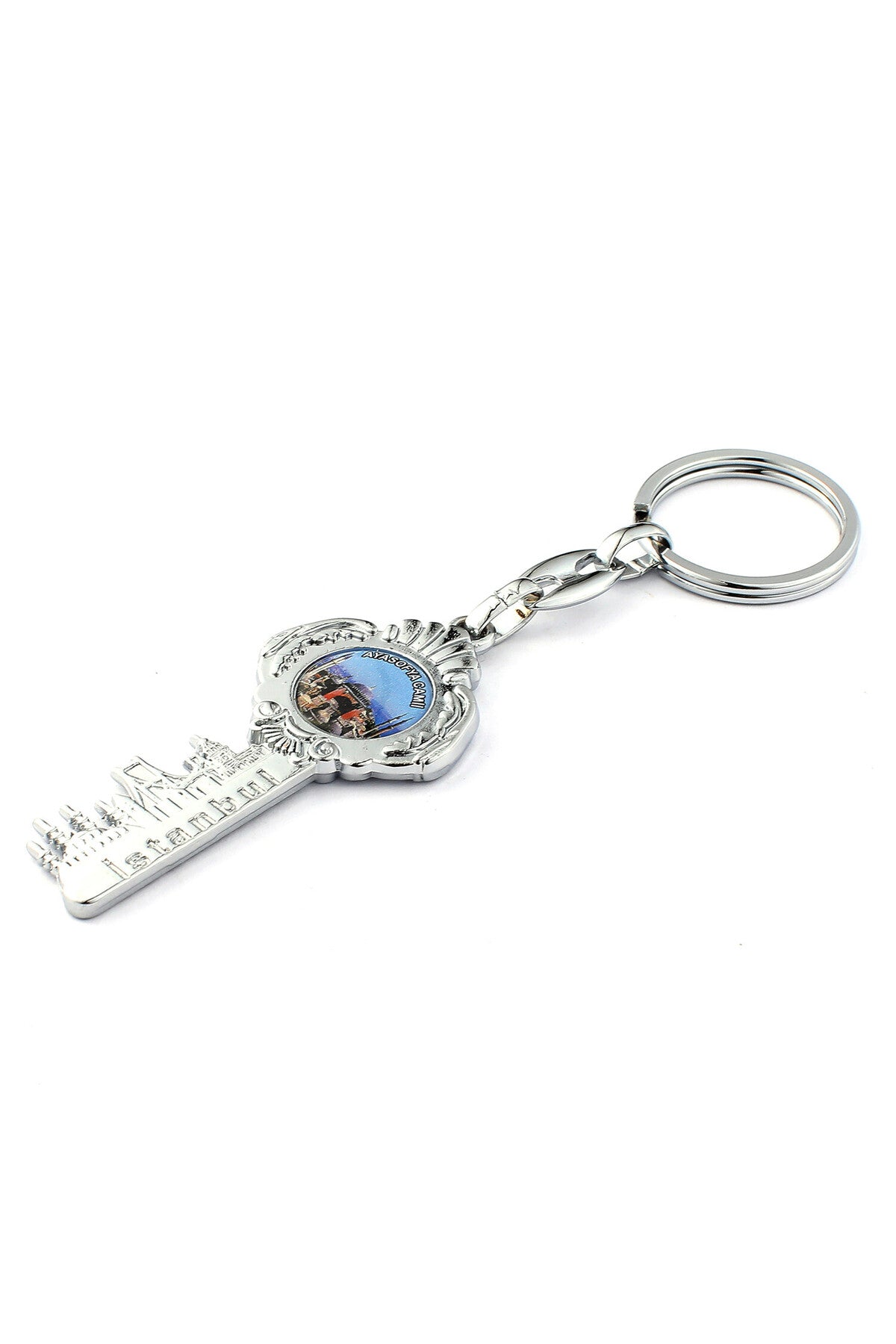 İstanbul Silüetli Ayasofya Temalı Ve  Anahtar Tasarımlı Anahtarlık ''NewLifePromosyon'' MDL93