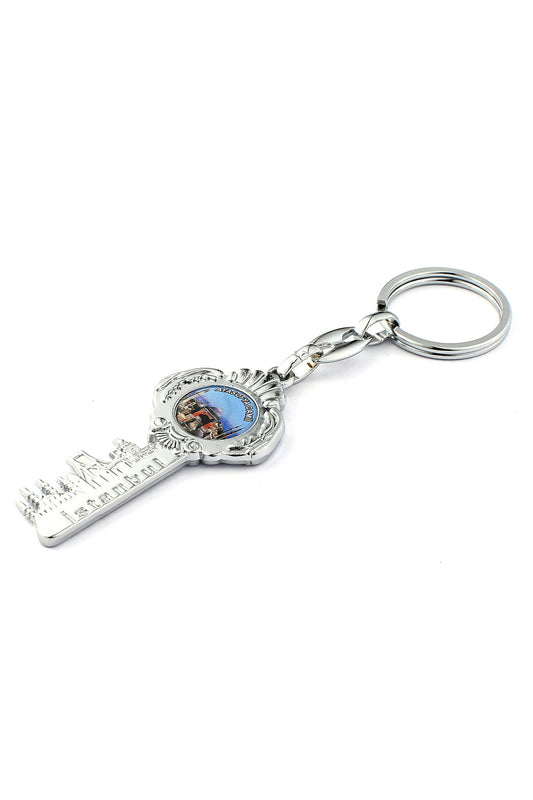 İstanbul Silüetli Ayasofya Temalı Ve  Anahtar Tasarımlı Anahtarlık ''NewLifePromosyon'' MDL93