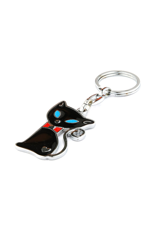 Kedi Tasarımlı Anahtarlık-Siyah ''NewLifePromosyon'' MDL278