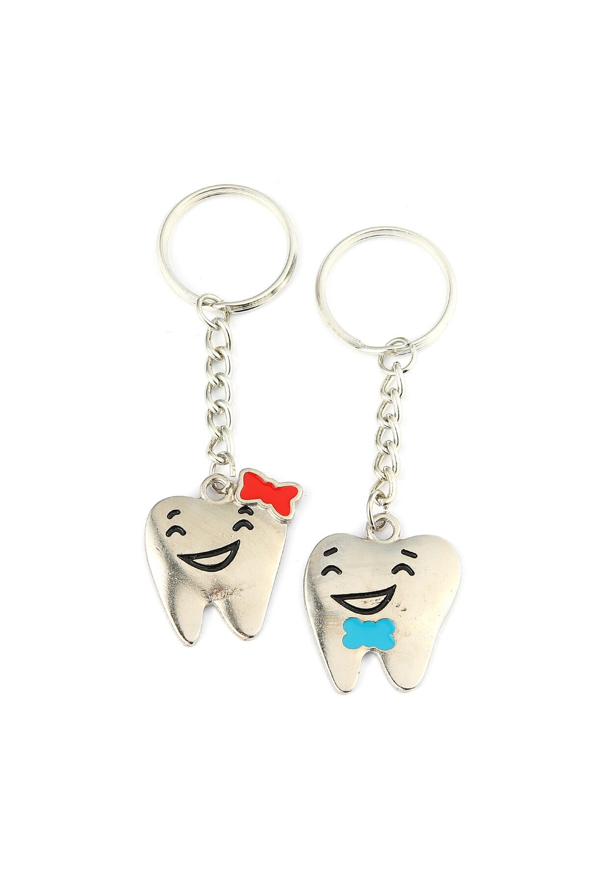 İkili Diş Tasarımlı Anahtarlık ''NewLifePromosyon'' MDL342