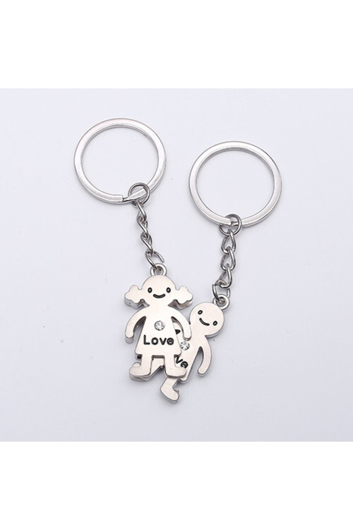Sevgili Temalı Metal Anahtarlık