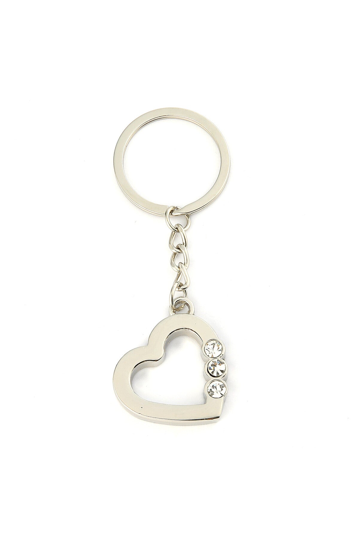 Taşlı Kalp Tasarımlı Anahtarlık ''NewLifePromosyon'' MDL405