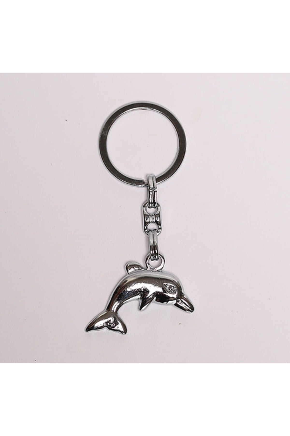 Yunus Figürlü Gümüş Rengi Metal Anahtarlık