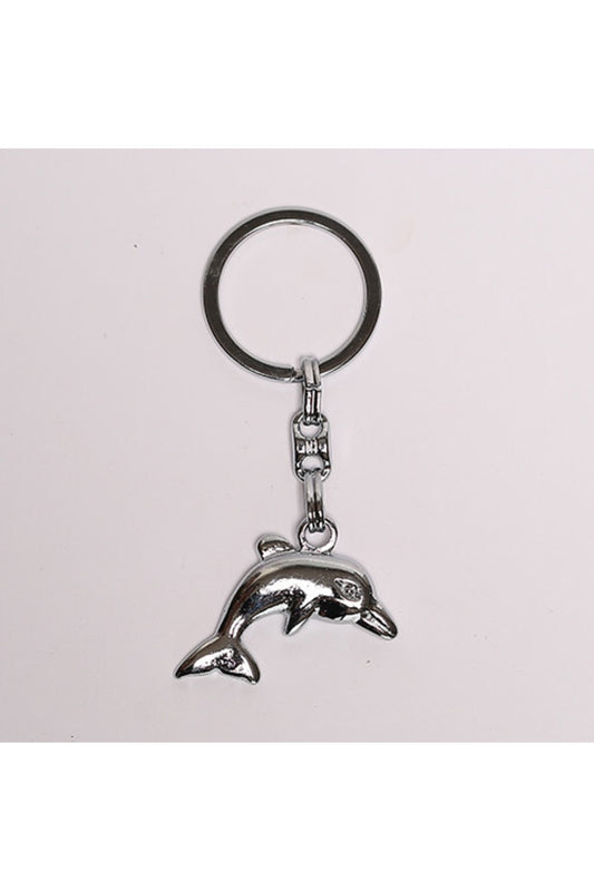 Yunus Figürlü Gümüş Rengi Metal Anahtarlık
