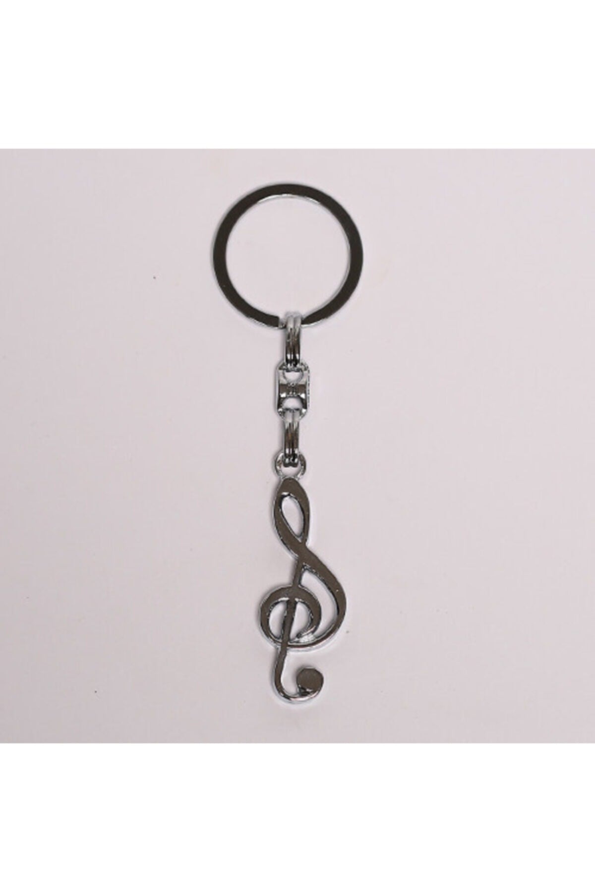 Yenihayat Violin Temalı Gümüş Rengi Metal Anahtarlık