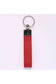 Deri Saplı Anahtarlık Kırmızı-metal