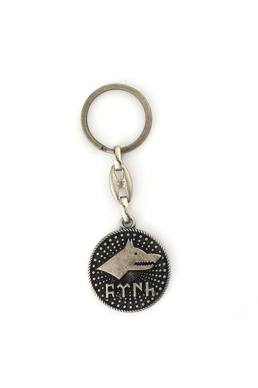 Eskitme Türk Yazılı Ve Kurt Tasarımlı Anahtarlık ''NewLifePromosyon'' MDL495