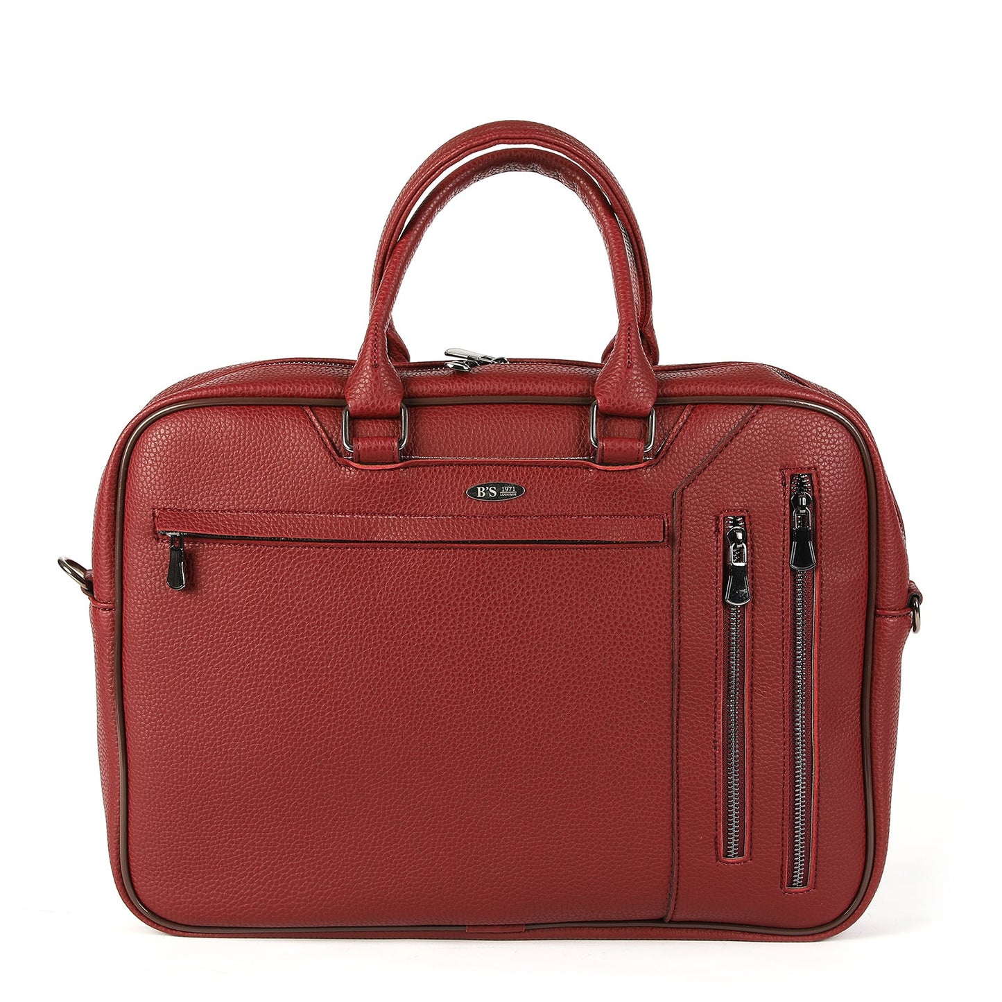 B'S 2027 Pu-Leather Laptop and Briefcase