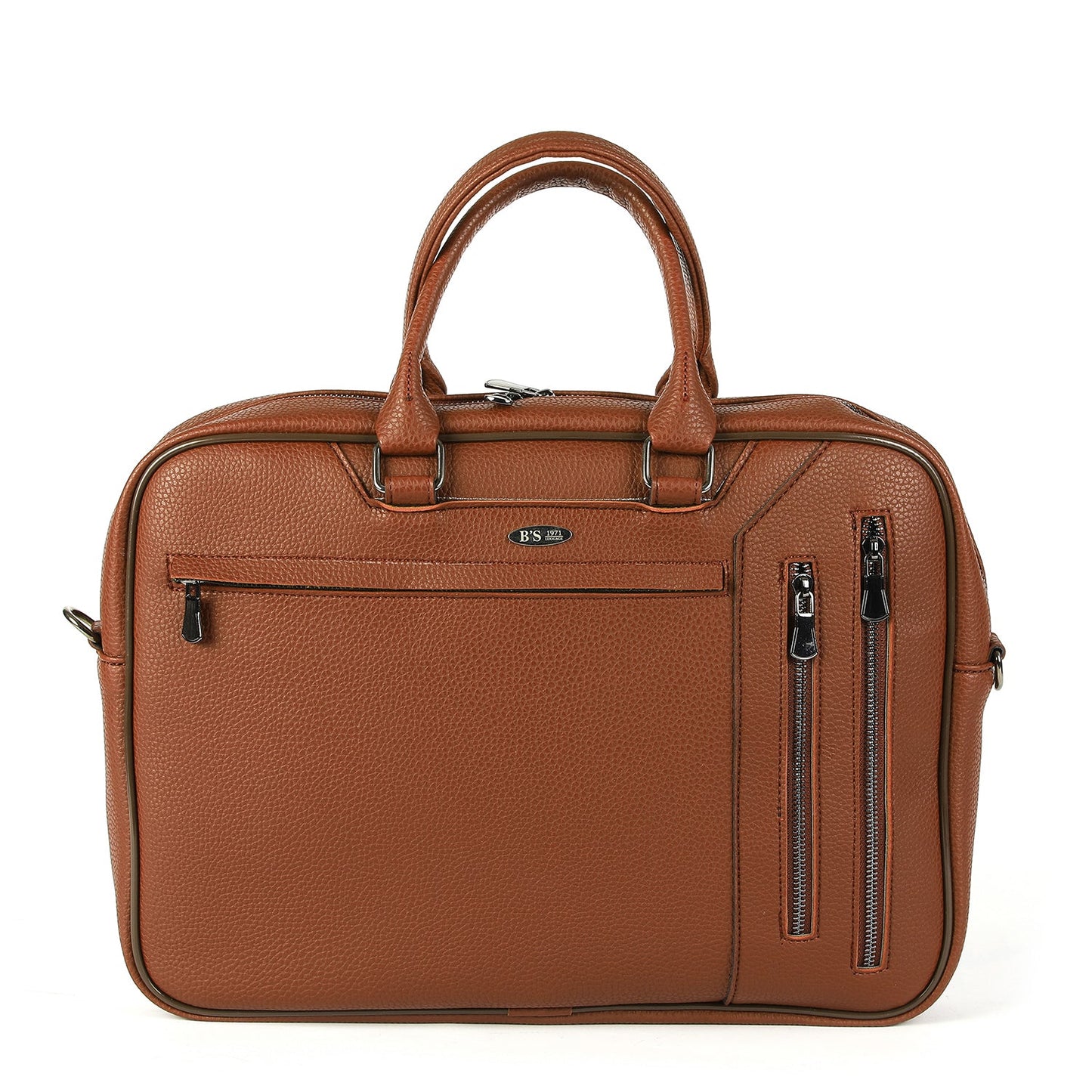 B'S 2027 Pu-Leather Laptop and Briefcase